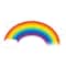 RoomMates Over The Rainbow Peel & Stick Giant Wall Decal